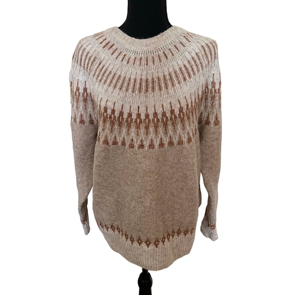 Primark Beige And Brown Sweater Size S